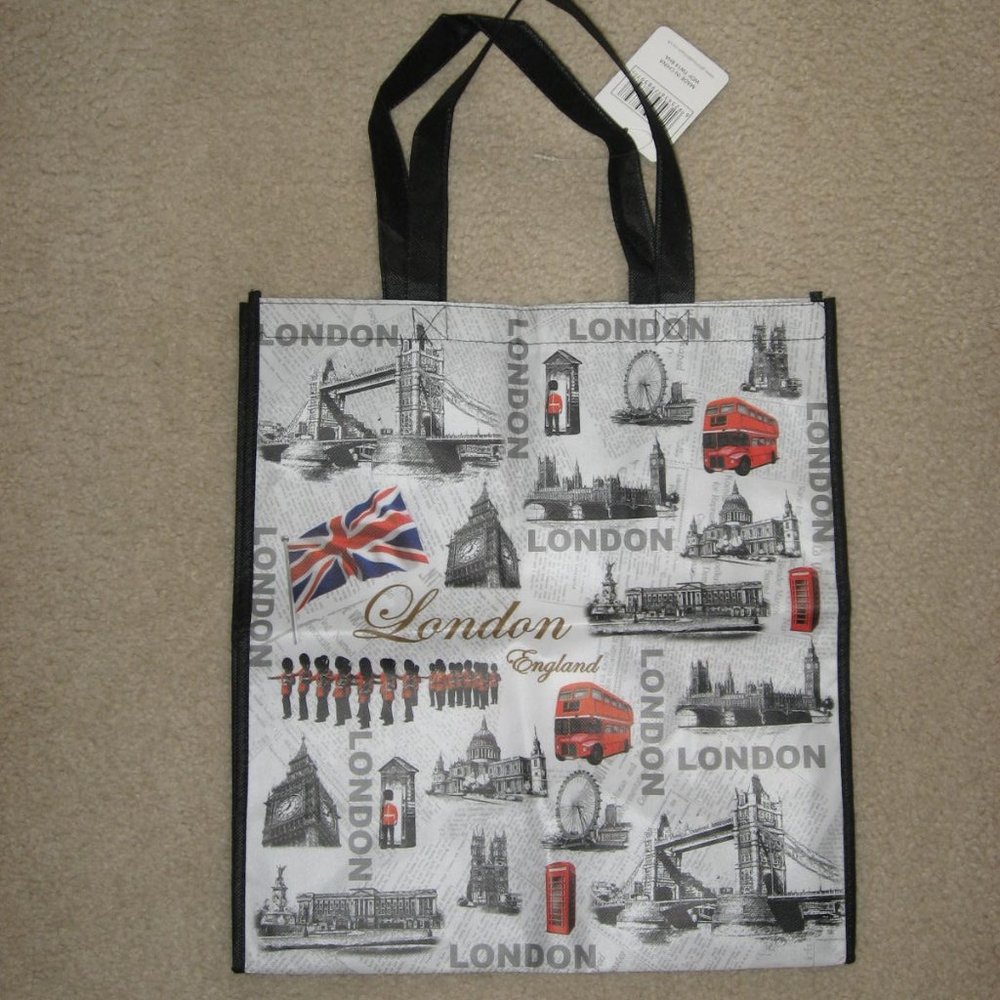 Glorious Britain London Tote Bag NWT